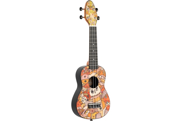 Ortega KEIKI Ukulele Set ''Voodoo Puppet