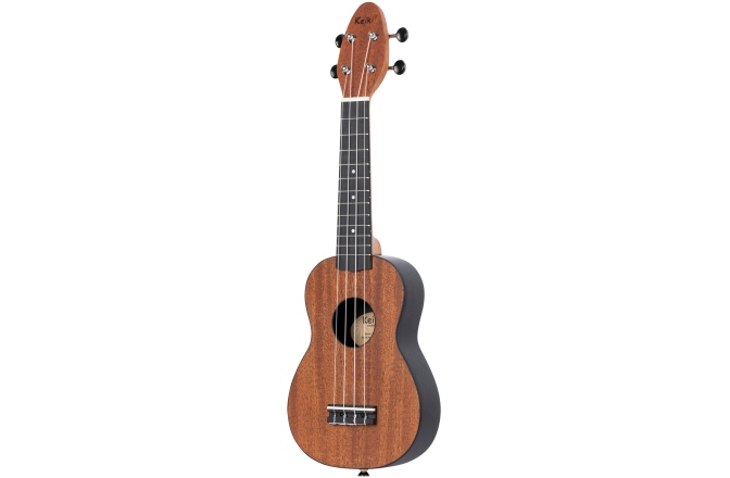 Set ukulele sopran pentru stângaci Ortega KEIKI Ukulele Set ''Mahogany" Lefty - incl. Gymbag/H-Tuner/5 Picks/Strap