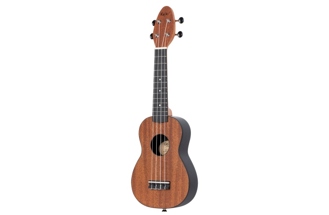 Set ukulele sopran pentru stângaci Ortega KEIKI Ukulele Set ''Mahogany" Lefty - incl. Gymbag/H-Tuner/5 Picks/Strap