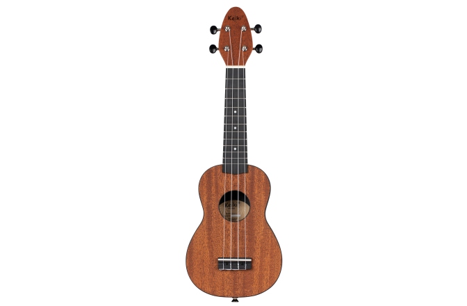 Set ukulele sopran pentru stângaci Ortega KEIKI Ukulele Set ''Mahogany" Lefty - incl. Gymbag/H-Tuner/5 Picks/Strap