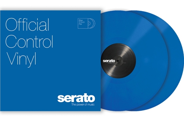 Serato Control Vinyl 2x12 - Blue Serato Control Vinyl 2x12 - Blue