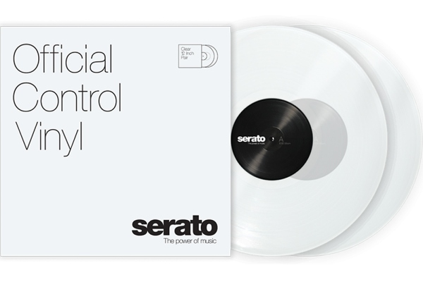 Serato Control Vinyl 2x12 - Clear Serato Control Vinyl 2x12 - Clear