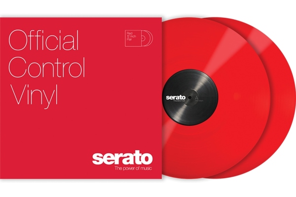 Serato Control Vinyl 2x12 - Red Serato Control Vinyl 2x12 - Red