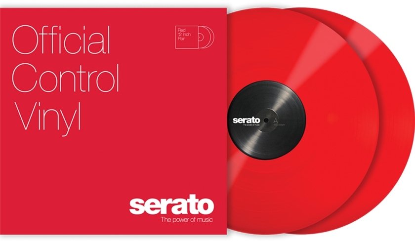 Serato Control Vinyl 2x12 - Red