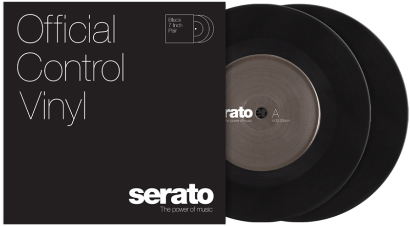 Serato Control Vinyl 2x7 - Black