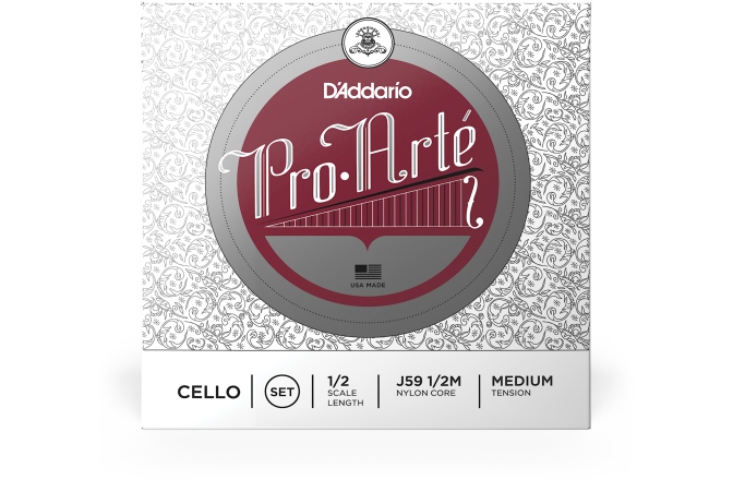 Set violoncel 1/2 Daddario Pro-Arte Cello String Set 1/2 Scale MT