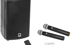 Set wireless de mână Omnitronic Set WAMS-08BT MK2 wireless PA system + UWM-2HH USB Wireless mic set