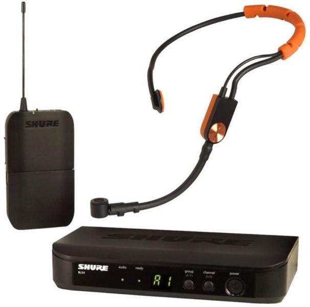 Set de microfon wireless de tip headset Shure BLX14 / SM31