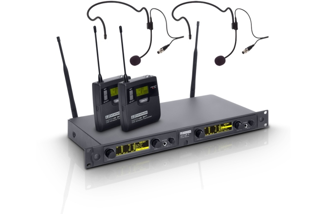 Set wireless dual headset LD Systems WIN 42 BPH2 Dual