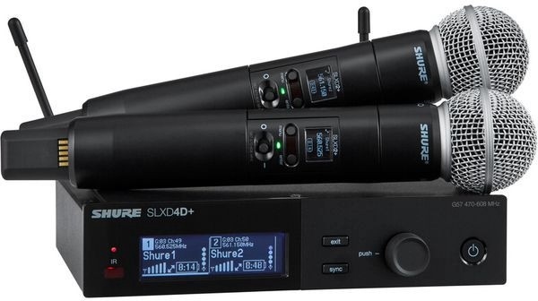 Shure SLXD24D+E/SM58 Dual G65