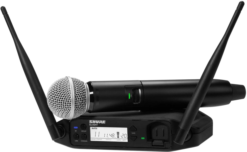 Shure GLXD24+/SM58