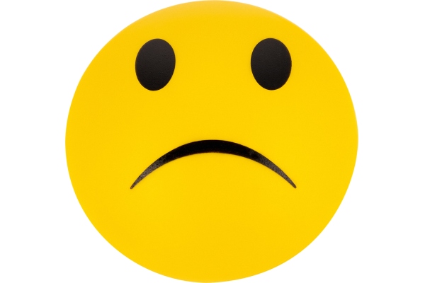 Hand Percussion Face Shaker - Sad Face