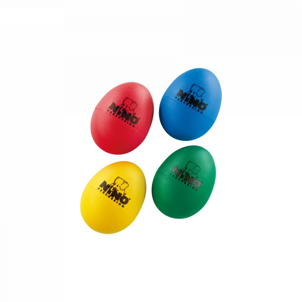 Nino Percussion Egg Shaker Assortment - 4 pcs