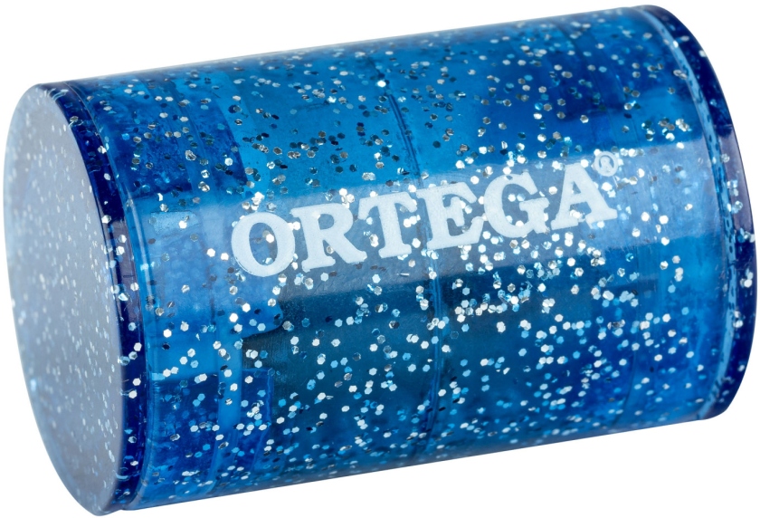 Ortega Finger Shaker Blue / Silver Sparkle