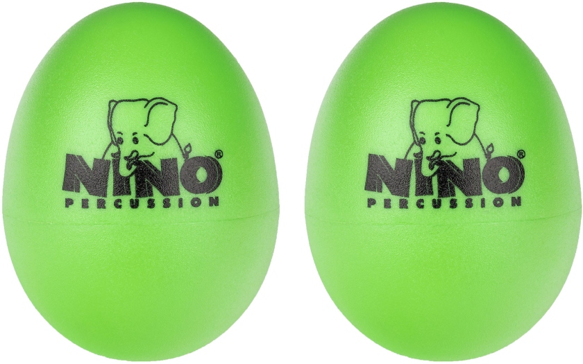 Nino Percussion Egg Shaker Pair - grass green