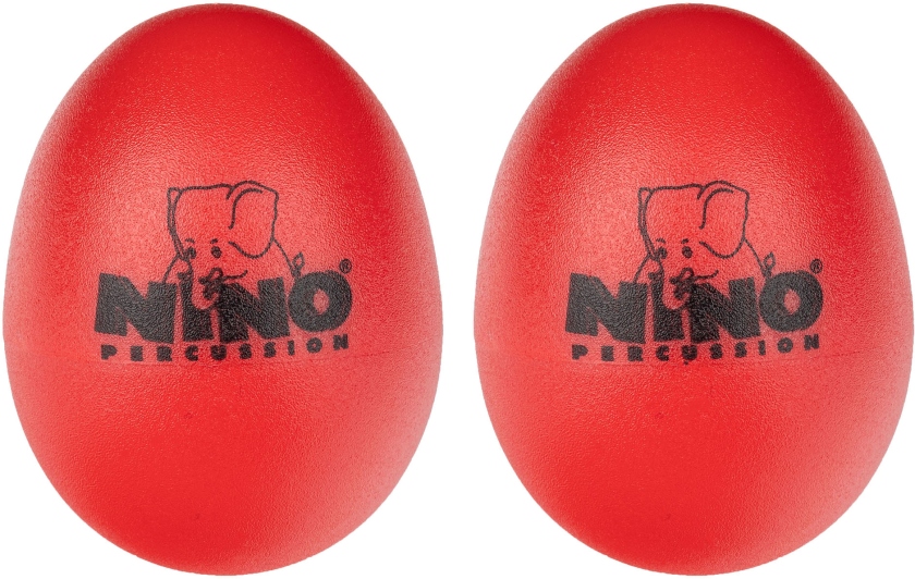 Nino Percussion Egg Shaker Pair - red