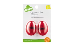 Shakere Nino Percussion Egg Shaker Pair - red