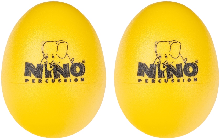 Nino Percussion Egg Shaker Pair - yellow