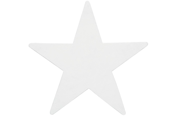 Siluetă stea Europalms Silhouette Star, white, 58cm