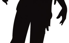 Siluetă zombie, bărbat Europalms Silhouette Metal Zombie Man, 135cm