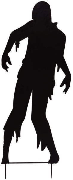 Europalms Silhouette Metal Zombie Man, 135cm