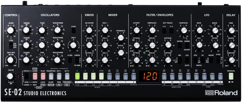 Sintetizator analogic monofonic Roland SE-02