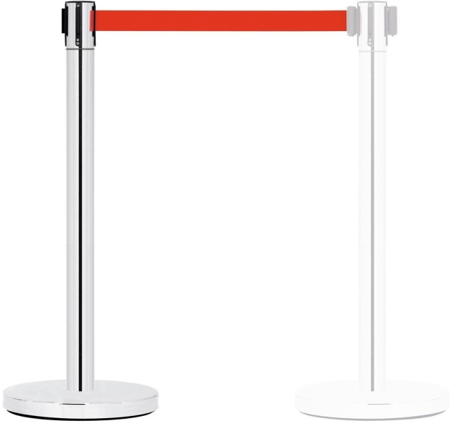 GUIL PST-11 Barrier System with Retractable Belt (red)