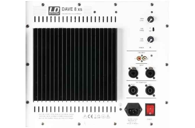 Sistem compact 2.1 PA/Media LD Systems Dave 8 XS White