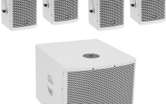 Sistem de sonorizare Omnitronic Set MOLLY-12A Subwoofer active + 4x MOLLY-6 Top 8 Ohm, white