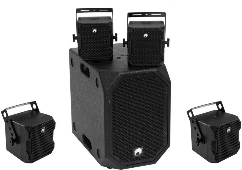 Omnitronic BOB-10A Set 4 Sats
