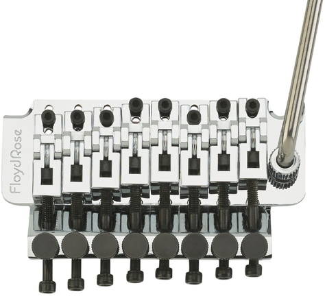 Floyd Rose FRT801000 - 8-String Tremolo System - Chrome