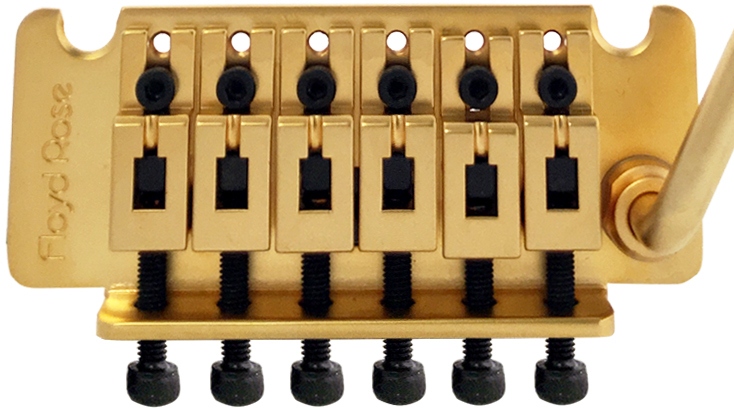 Floyd Rose FRTNFTSG - Non-Fine Tuner Tremolo System - Satin Gold