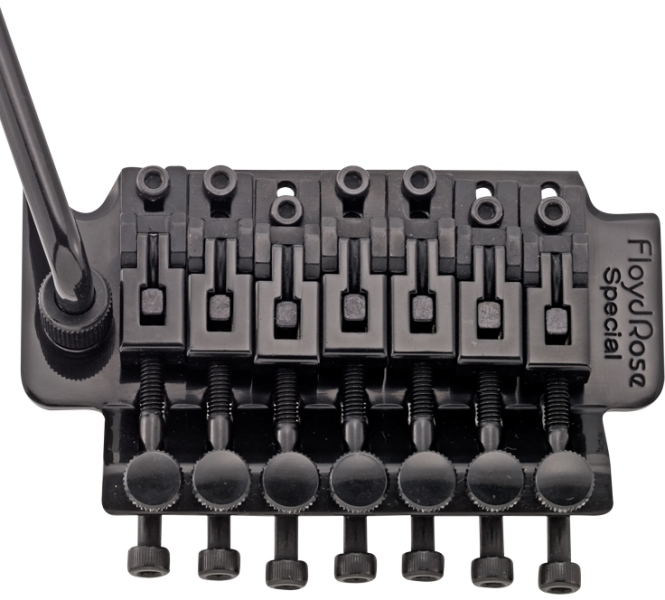 Floyd Rose FRTSSS2000L - Special 7-String Tremolo - Black - Left