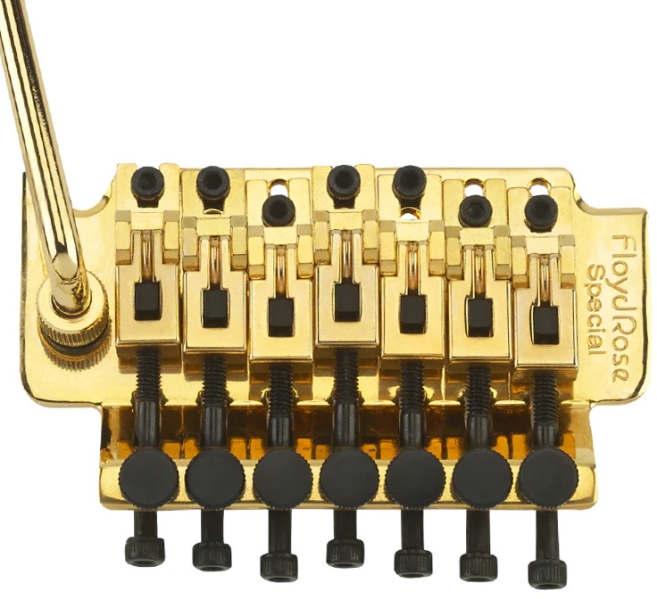 Floyd Rose FRTSSS3000L - Special 7-String Tremolo - Gold - Left