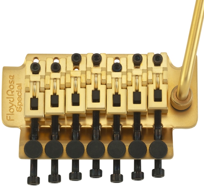 Floyd Rose FRTSSS3000S - Special 7-String Tremolo - Satin Gold