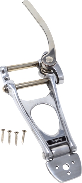 Bigsby Tailpiece B12 with Tension Bar Polished Aluminum