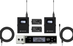 Sistem Wireless cu 2 Microfoane Lavalier Sennheiser EW-DX MKE2 Set R1-9