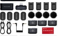 Sistem wireless digital Hollyland LARK MAX 2 Combo 4-Person Version