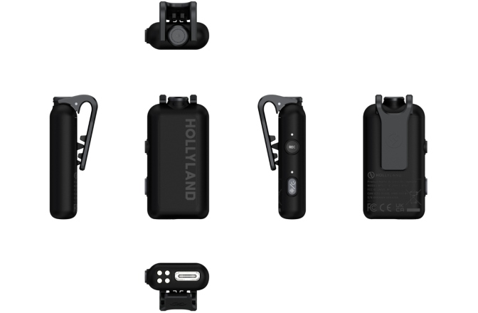 Sistem wireless digital Hollyland LARK MAX 2 Combo 4-Person Version