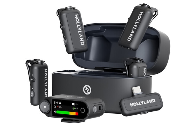 Sistem wireless digital Hollyland LARK MAX 2 Combo 4-Person Version