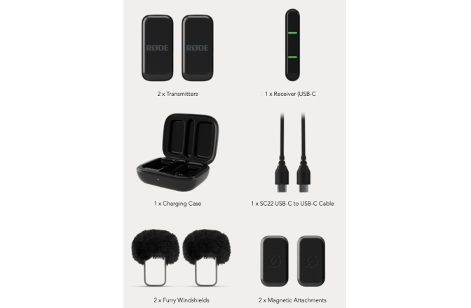 Sistem wireless digital Rode Wireless Micro C Black