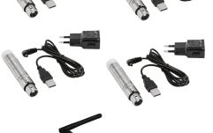 Sistem wireless DMX Eurolite Set QuickDMX 1x transmitter + 4x AKKU receiver