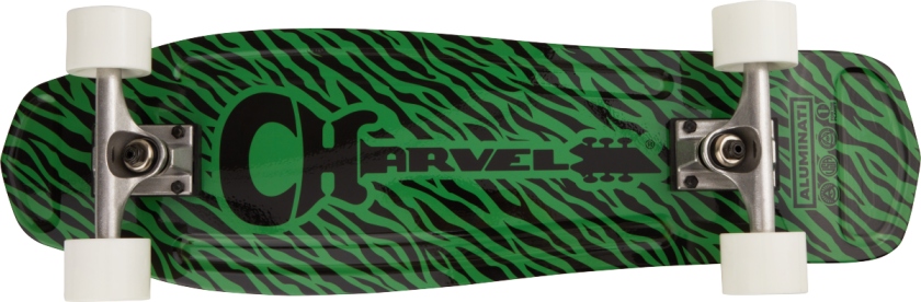 Chauvet Charvel Neon Green Bengal Skateboard by Alumanati