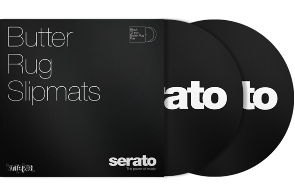 Serato Butter Rugs Slipmats Black