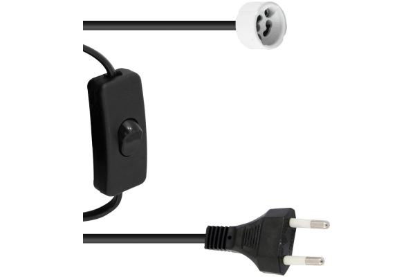 GU-10 Socket Power Cable, Plug, Switch