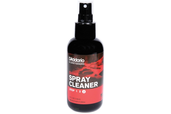 Daddario Shine - Instant Spray Cleaner Step3