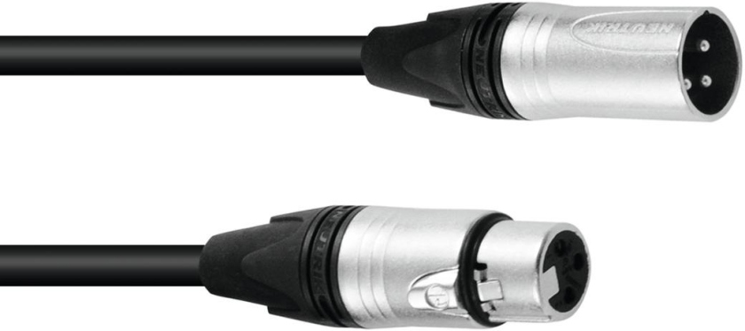 Sommer Cable DMX XLR 3pin 15m bk Neutrik