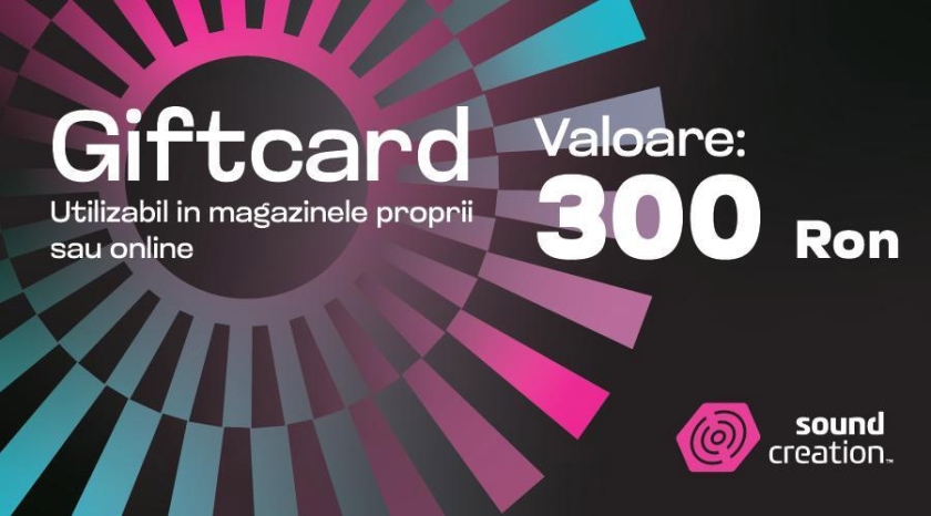 SoundCreation Card Cadou 300