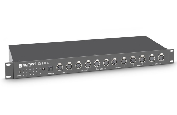 Splitter/booster DMX Cameo SB-6 Dual