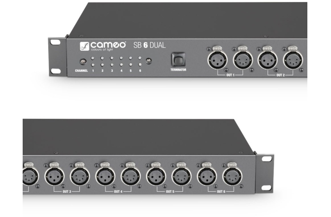 Splitter/booster DMX Cameo SB-6 Dual